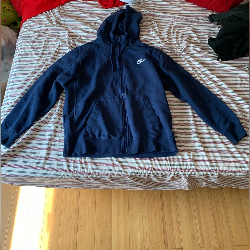 Blue Nike hoodie